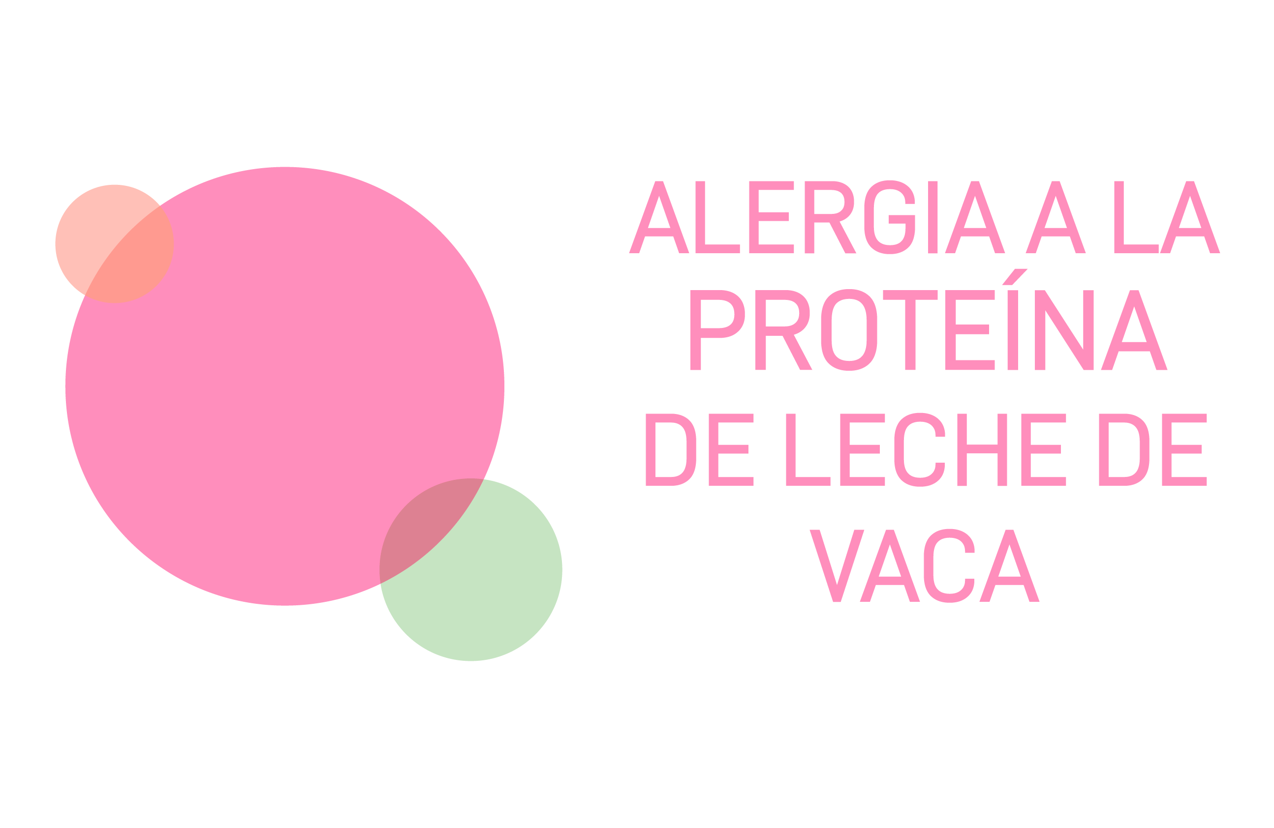 Círculo alergia a la leche de vaca